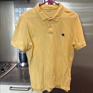 Express Yellow Polo Shirt